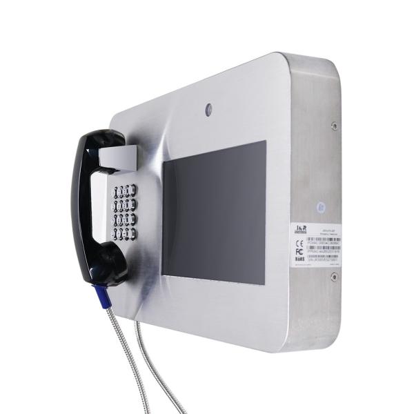 10,1 de” telefones video da visitação 1280*800 IPS SUS316