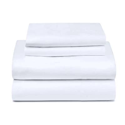 Lábanas de hotel de lujo Blanco Lábanas de cama de estilo hotel con técnicas de tejido