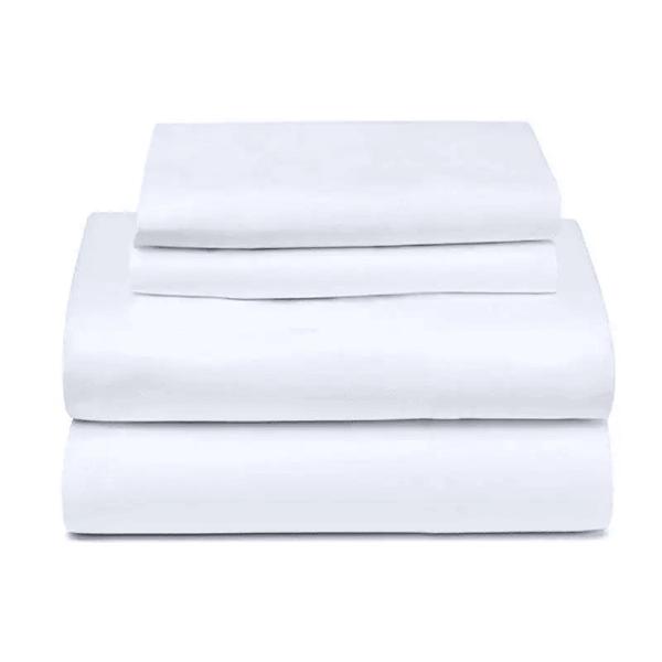 Luxury White Hotel Fitted Sheets Hotel Style Bed Sheets With Woven Technics