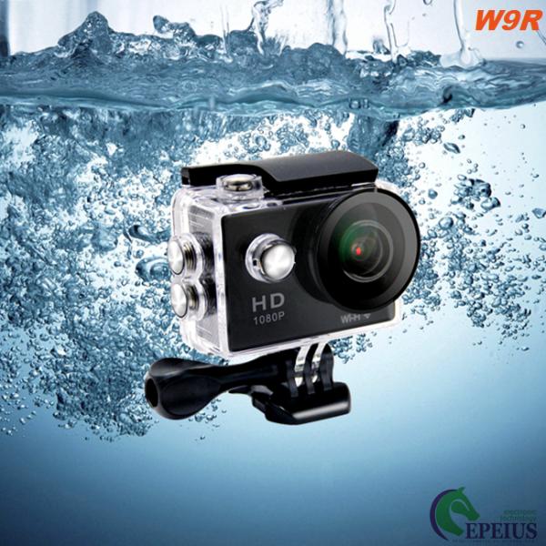 Small 2.4G Remote W9R Waterproof Wifi Action Camera HD 1080P For Outdoor Sports
