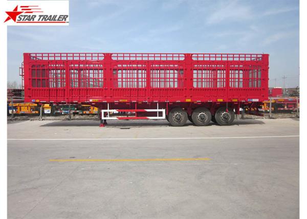 600-1000mm Curtin Side Wall Semi Trailer SAF Brand Two Speed Landing Gear