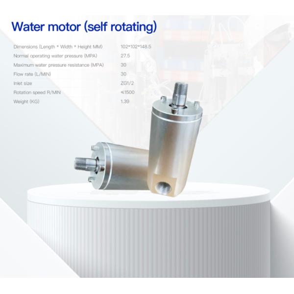 Motor de agua hidráulico automotor de rotación limpiador piezas de camión funcionamiento sin problemas