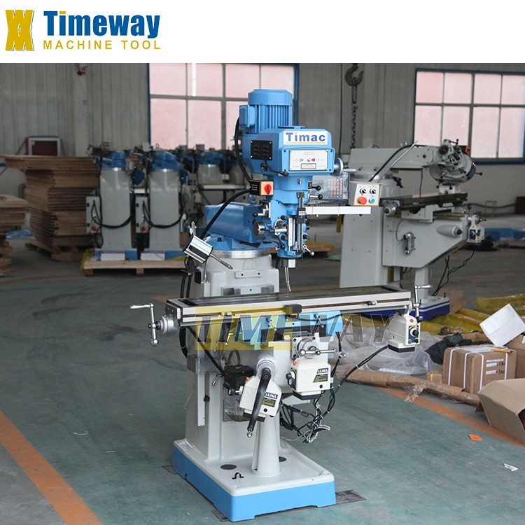 High Productivity Vertical Milling Machine with Adjustable Spindle-Table Distance