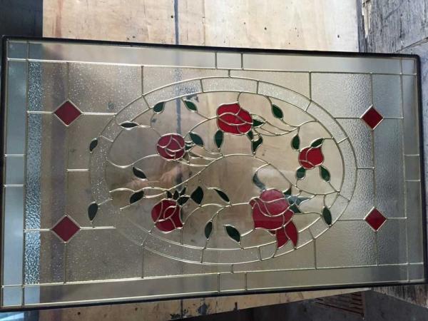 bath room window glass
