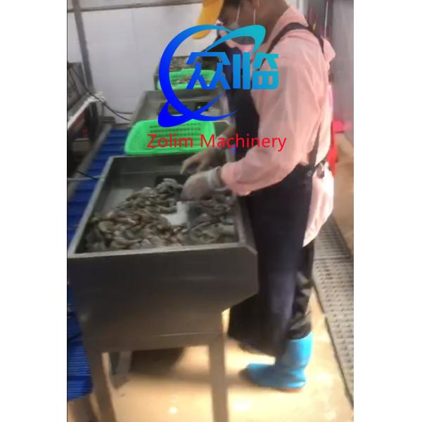 High Speed Automatic Shrimp Cutting Machine For Restaurant And Factory