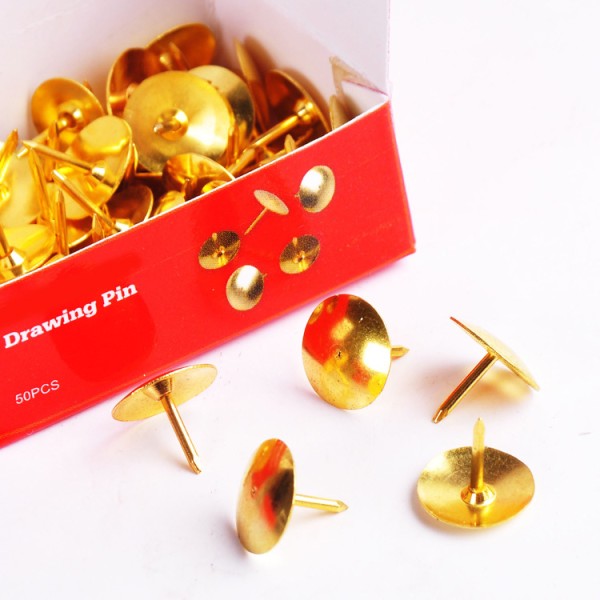 competitive price factory produce golden thumb tack office pin