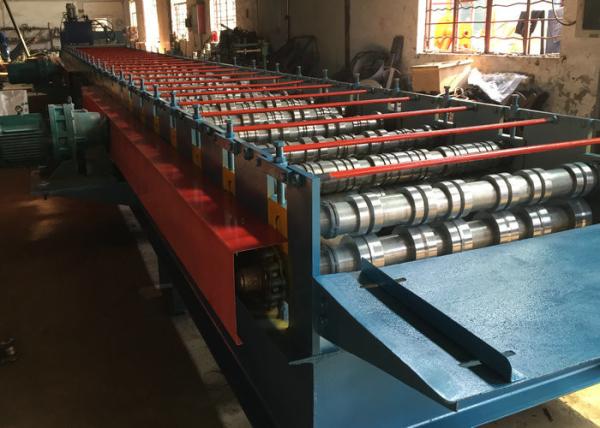 8m/min - 12m/min Floor Deck Roll Forming Machine For structure Conceret