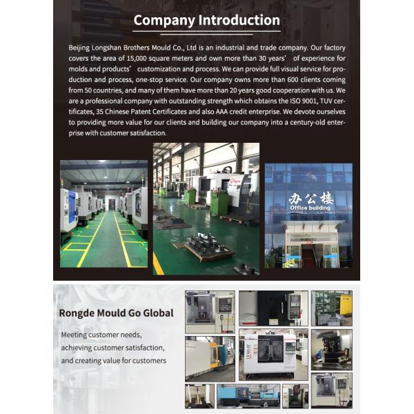 Molde de inyección de plástico de alto nivel para máquinas de mini moldeo de plástico