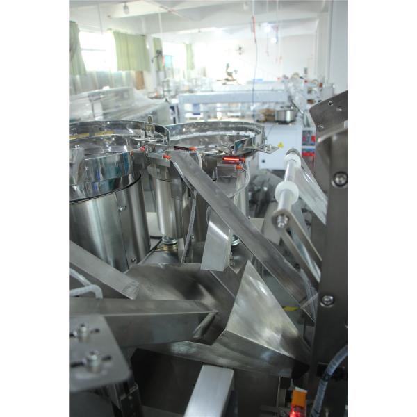 Four Vibrator Bowl Packaging Machine Fastener Bolt Lock Washer Nuts Counting Packing System with Vibrating Feeder