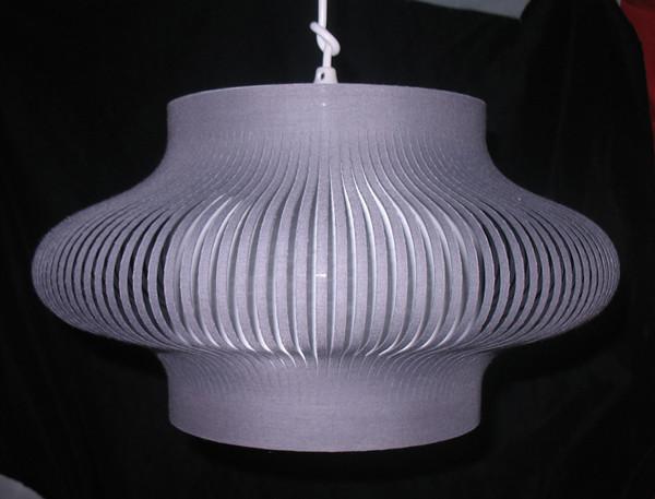7 Layer TC Cut Strip Easy Fit Pendant Shade With Cutouts Customized