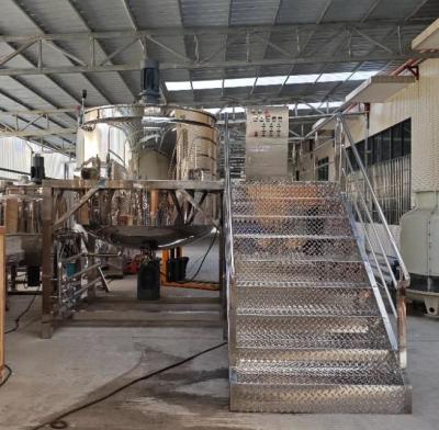 Liquid Soap Making Machine / Shampoo With Complex Scraping Board Blending Oar And Sanitation Grade Mirror Polishing Surface