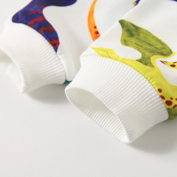 Boys Children'S Casual Suit Dinosaur Cartoon Printed