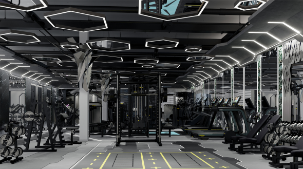 Поддельный потолок ПВД покрытый металлом Светодиодные светильники, подвесная лампа