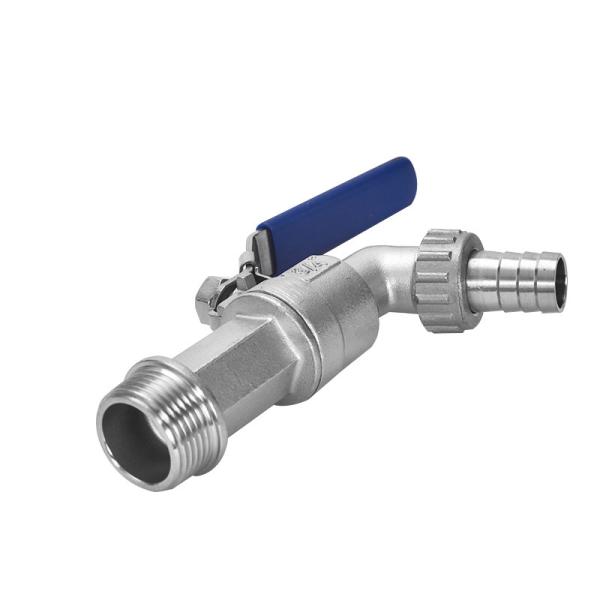 Nominal Pressure Pn1.6MPa Stainless Steel Garden Faucet with Thread and Water Media
