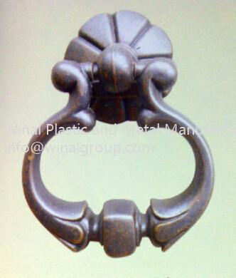 Rope pattern antique bronze cabinet pull ring handle,L58mm*W47mm,drawer pull ring,OEM.