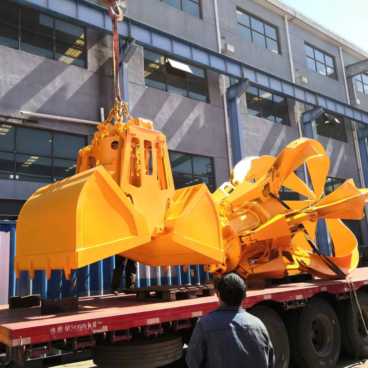 Clamshell Grab Bucket for Bulk Cargo for Crane Electro Hydraulic (Motorised) Grabs