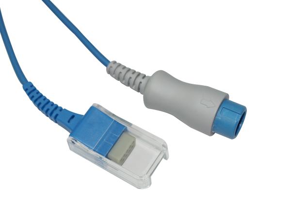 1m T5 T8 Mindray Spo2 Extension Cable For Medical Oxygen Probe