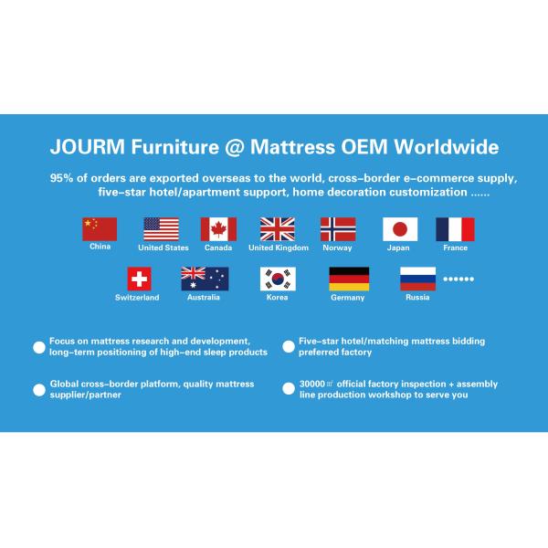 Comfort JOURM Natural Latex Nine-Zone Independent Spring Anti-Mite Dehumidification Technology 3D Mesh Cloth