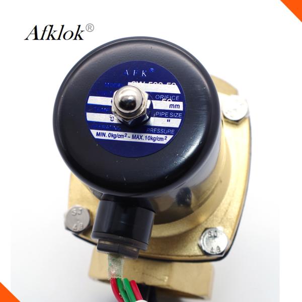 G Connector Low Pressure Electric Valve , Stainless Steel Solenoid Valves For Water