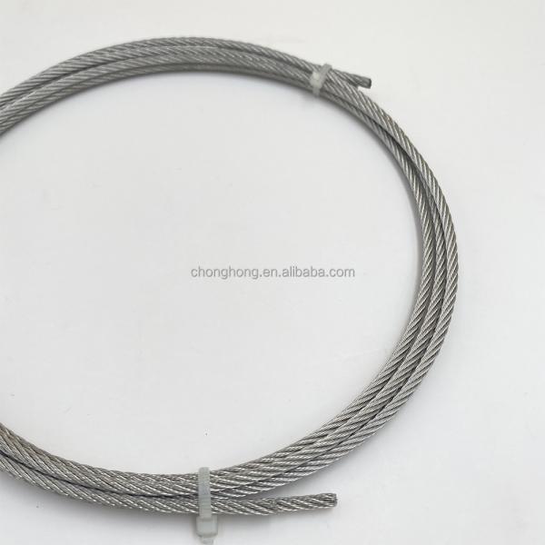 Inox Cable AISI316 AISI304 Stainless Steel Wire Rope with Other Processing Service 7x7 Steel Cable Rope