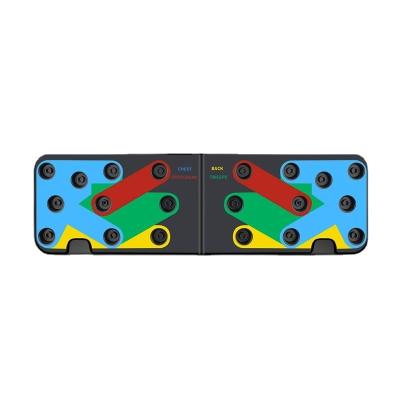 Folding Push Up Training Board Abs Plastic 9 In 1 Push Up Board