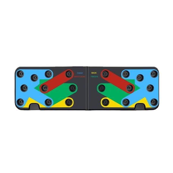 Folding Push Up Training Board Abs Plastic 9 In 1 Push Up Board