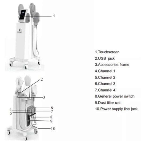 Body Contouring Muscle Building Belly Fat Removal EMS HIEMT Body Sculpting Machine