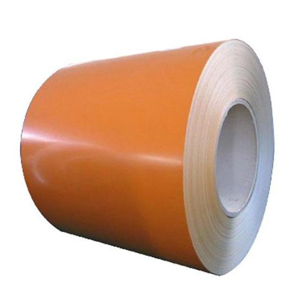 Pre painted galvanized steel coils /  ppgi back paint orange color 0.4x1250mm