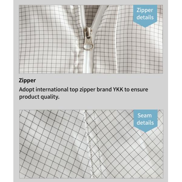 чистой комнаты одежд предохранения пыли одежды корпии халата esd носка чистой комнаты свободной от противостатической анти- статическая