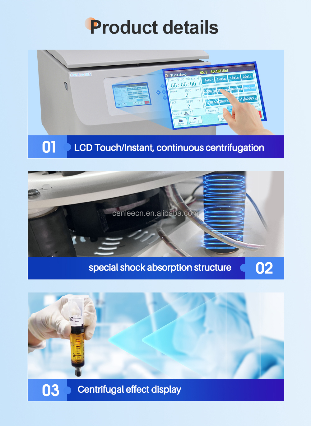 TDL5B Low Speed Centrifuge (4x50mL) - Tabletop Lab & Fat Extraction Use