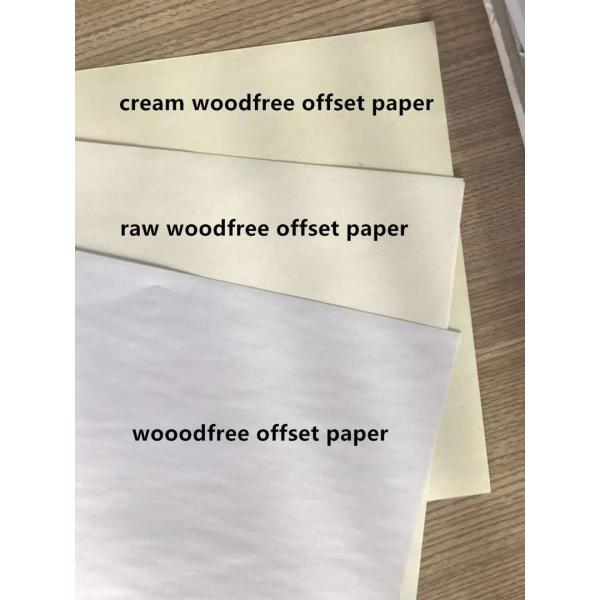 Business Shopping Uncoated Raw White Woodfree Offset Paper for Offset Printing Needs