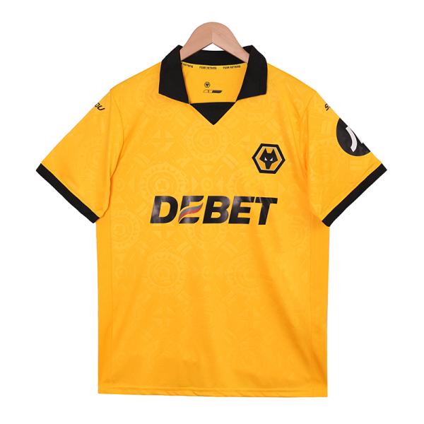 Wolves 2025-2026 Home Jersey - Breathable Polyester Football Shirt