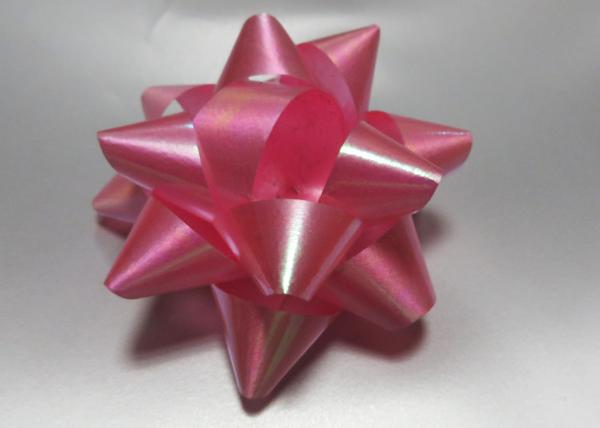 Iridescent Gift bow ribbon 3 dia 18 loops for Wedding , Holidays , Party decoration