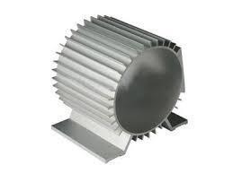 6063 LED Aluminium Heat Sink Profiles Anodized Round Aluminum Profile