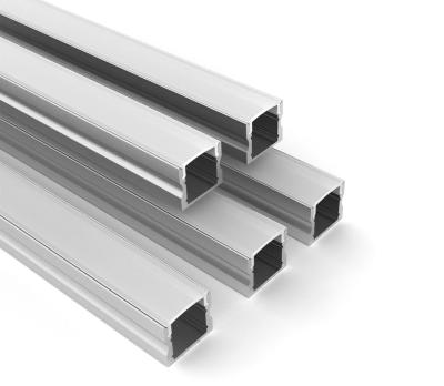 Le militaire de carrière a mené le profil en aluminium avec la couverture noire de PC pour le profil en aluminium de bande de LED