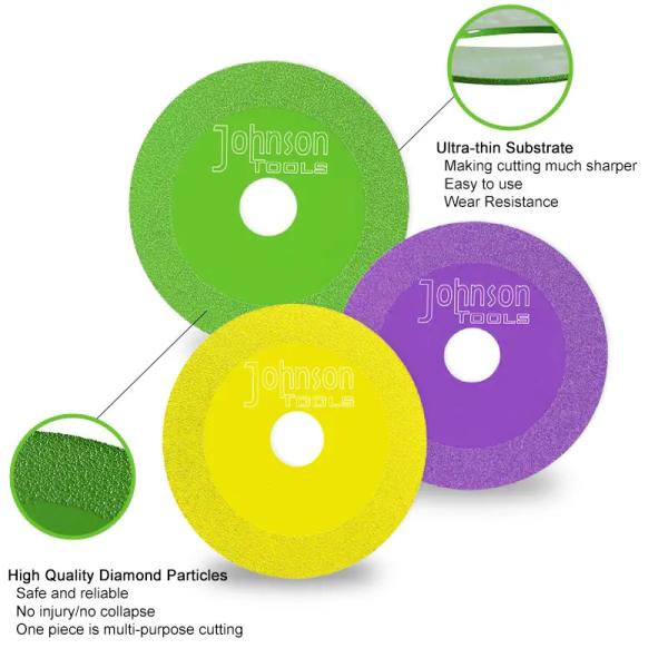 125 мм Круговая влажная стеклянная керамическая бриллиантовая режущая пила