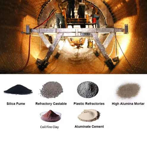 Refractory High Alumina Castable High Temperature Resistance 1600°C - 1750°C