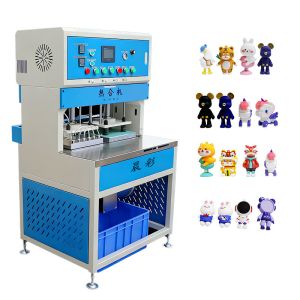 Liquid PVC 3D Keychain Custom Making Heat Hot Press Pressing Molding Thermoforming Machine for Craft