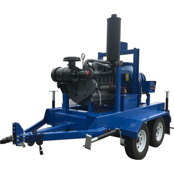 10 Inch Self Priming Diesel Engine Water Pump With Trailer Pump Manufacturers