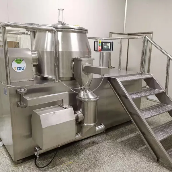 100kg/Batch 130kg/Batch  Wet Mixing Granulator 270rpm Super Mixer Granulator