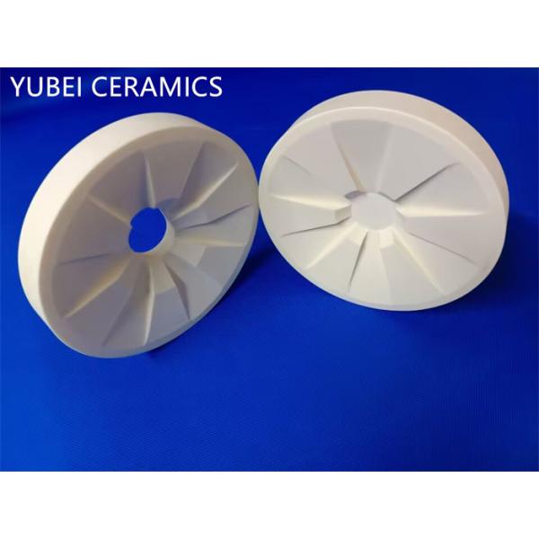 High Hardness Ceramic Round Plate , High Temperature Ceramic Disc