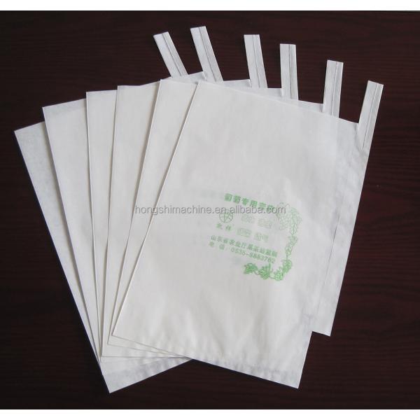 High Speed Fruit Vegetable Processing Machine Grape Growing Cover Paper Bag Maker