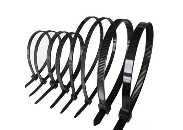High Tensile Strength Self Locking Cable Ties / Nylon Zip Ties For Electrical Equipment