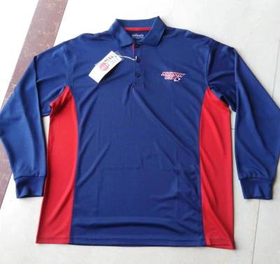 Custom Breathable Casual Sports Wear Men Long Sleeve Polo T Shirt 80