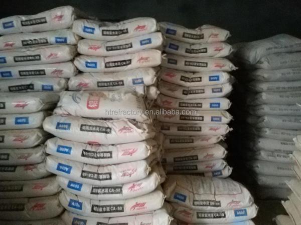 CA50 CA60 CA70 CA80 Aluminato de cálcio Alta alumina Cimento fundivel Cimento refratário