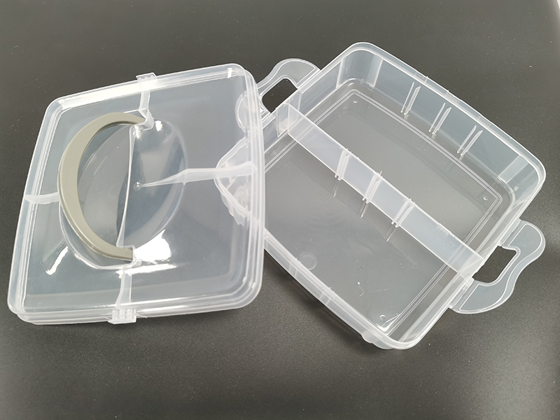 Customized Transparent Injection Molded Parts Plastic Boxes Mould Nail Art Accessories Storage Box