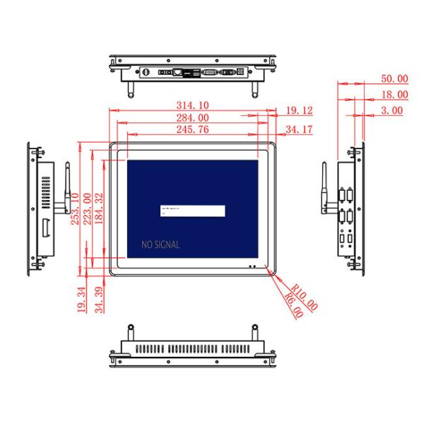 12.1-Inch Versatile Display for Medical Equipment and Automation Systems