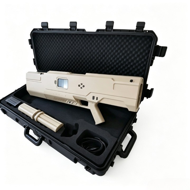 Handheld DJI Autel Drone Detection And Jamming System Gun Type Fast Response