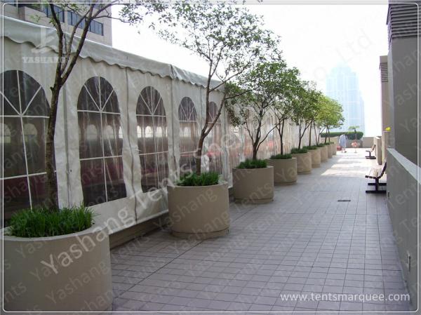 White Aluminum Structure Outdoor Party Tents 300 Sqm Amazing Wedding Marquees