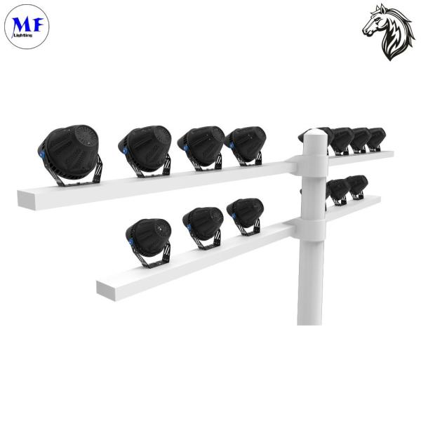750W Low EPA Waterproof IP66 Anti-Corrosion High Mast Pole Light LED Stadium Light LED Floodlight para Court Esporte